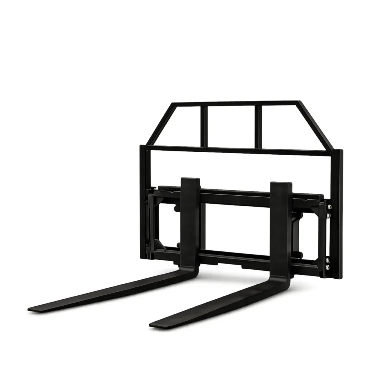 TYPHON Skoop Hydraulic Pallet Fork Attachment for Wheel Loader 43 Inch 11.1 GPM
